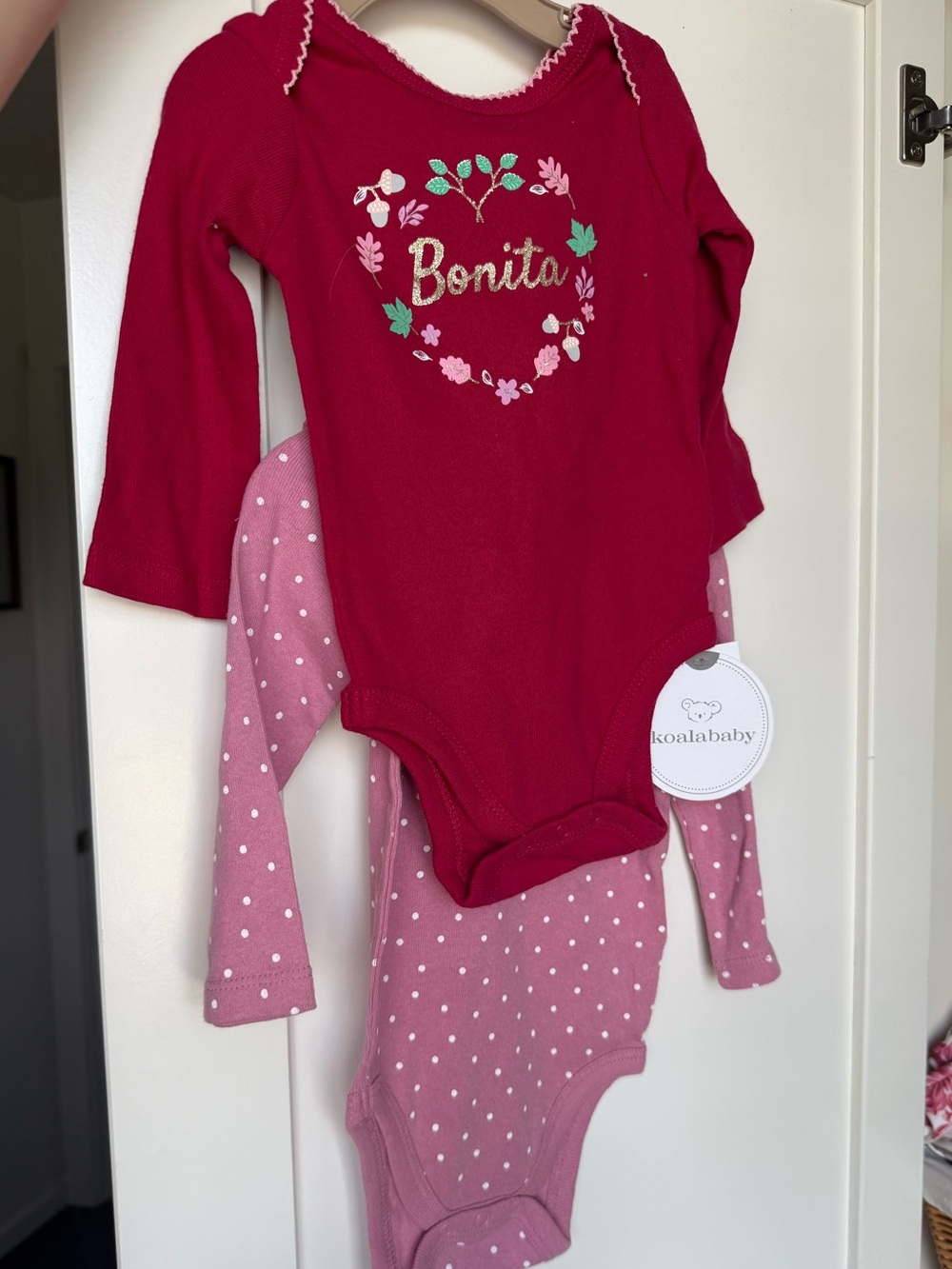 NWT Baby Girl 2pc Onesies